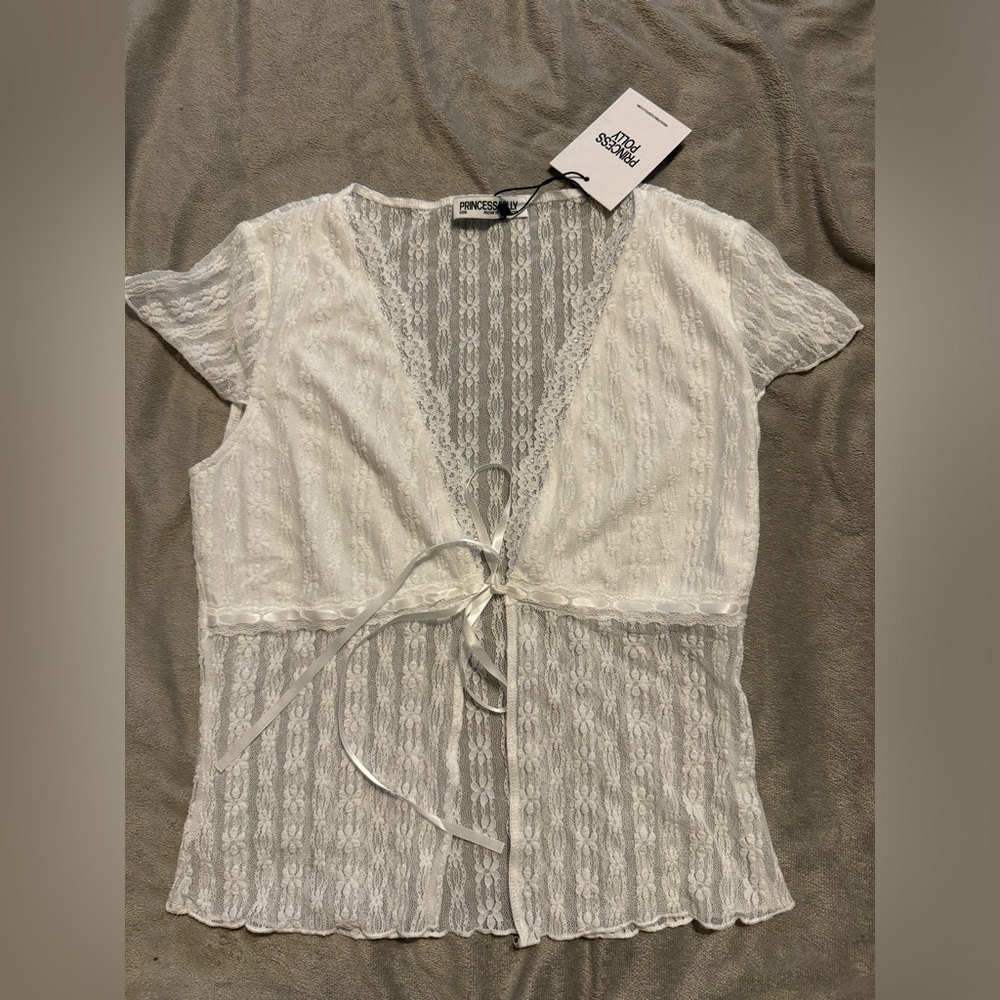 Brand new princess polly front tie top